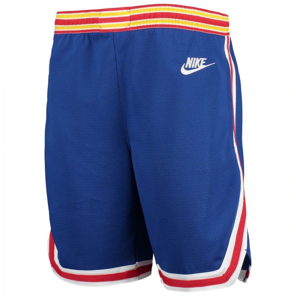 Men's Golden State Warriors Royal 2021/22 Courtside Swingman Performance Shorts - Classic Edition-Pro Kit Vault | Brand New 26/27 Sports Jerseys